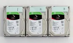 SEAGATE IronWolf ST4000VN008 * 3 セット