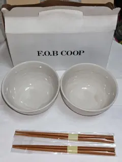 非売品★高島屋★F.O.B COOP★丼&お箸ペアセットのサムネイル