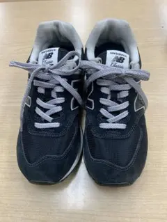 new balance 574 ブラック スニーカー　25cm ニューバランス