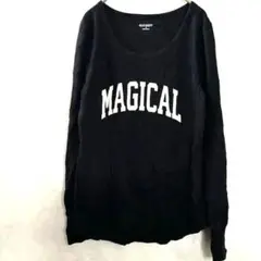 人気✨ OLD NAVY 【M】 黒 MAGICAL 長袖Tシャツ 春 秋