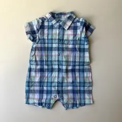 Carter′s チェック柄ロンパース　半袖　6か月