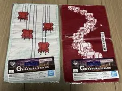 一番くじ 攻殻機動隊 G賞 手ぬぐい風ガーゼタオル 2種セット