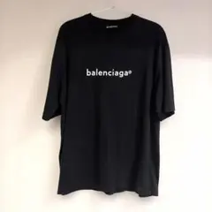 【超人気デザイン✨】バレンシアガ 月桂樹 BBロゴ Tシャツ 黒 XLサイズ相当 超人気デザイン✨】バレンシアガ 月桂樹 BBロゴ Tシャツ 黒 XLサイズ