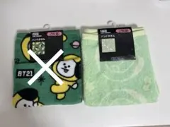 BT21 CHIMMY フェイスタオル グリーン - メルカリ