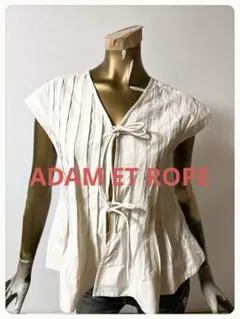 美品 AMICA ノースリーブ クチュールブラウス 白 フリーサイズ - メルカリ