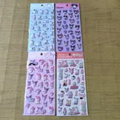 早い者勝ち【正規品】ぷくっとシール　サンリオ　4枚セット