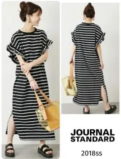 美品✤定価 13200円✤ジャーナルスタンダード✤クリアコットンフリルワンピース
