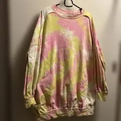 （606）FRAPBOIS タイダイ オーバーサイズスウェットF