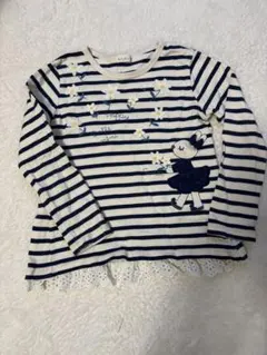 KP ニットプランナー　みみちゃんボーダーTシャツ　120cm