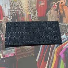 美品　印傳屋　長財布　ブラック　レザー