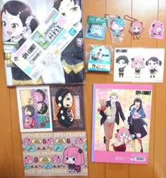 スパイファミリー　一番くじC賞バスタオル　＆　グッズまとめ買いセット