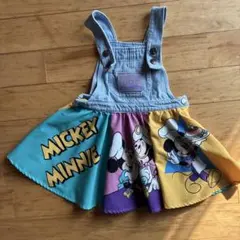 ミッキー・ミニー ジャンバースカート 100cm