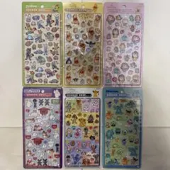 正規品 ディズニー ボンボンドロップシール 6枚セット