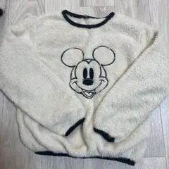 ミッキーマウス トレーナー クリーム色　130