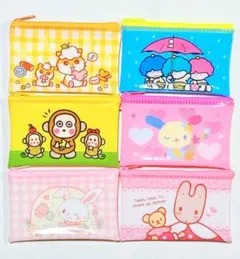 サンリオ　フラットポーチ　６点セット