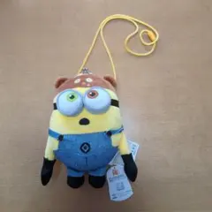 ミニオン ぬいぐるみ型ポーチ ストラップ付き
