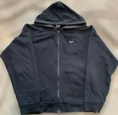 90-00s NIKE ジップアップパーカー　ブラック