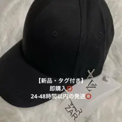【新品】VARZAR ブラック VZ496 韓国 帽子 アイドル KーPOPのサムネイル