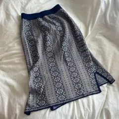 【極微品】par ici ニットタイトスカートのサムネイル