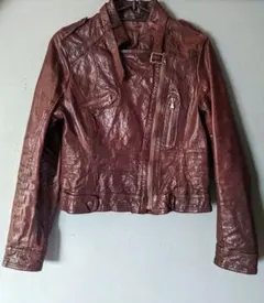 『Bittersweet Luxe』イタリアンラムレザー ライダースジャケット