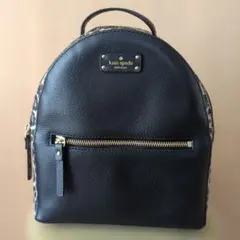 kate spade ヒョウ柄リュック
