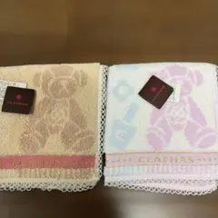 新品タグ付き！ クレイサス　CLĀTHAS タオルハンカチ　2枚セットです♪
