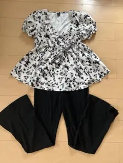 SHEIN マタニティ ブラウス フレアパンツ