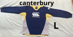 canterbury ピステ　上着 サイズ　L ネイビー×イエロー