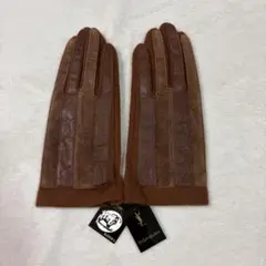 新品 Yves Saint Laurent 牛革 豚革 カシミヤ 手袋 タグ付きのサムネイル