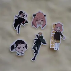 SPY×FAMILY アーニャ ロイド ヨル ベッキー ステッカー5枚セット
