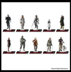 MGS 全作 SOLID GEAR 世界的人気を誇るステルスアクションゲーム「METAL PARCO パルコ メタルギアソリッド アクリルスタンド 各10種 アクリルスタンド