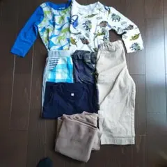 恐竜柄Tシャツとパンツ6点セット 100cm