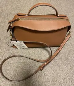 ZARA シティバッグ　ブラウン　新品　ショルダーバッグ