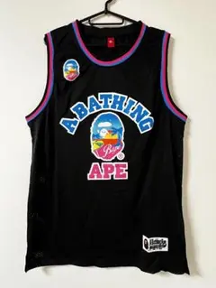 A BATHING APE ブラック タンクトップ Lサイズ