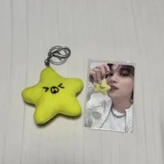 NCT ヘチャン 星型ぬいぐるみ キーホルダー トレカセット