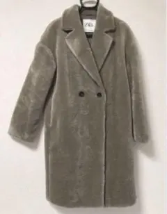 【未使用】 ZARA フェイクファー テディ ベアー コート 2025年最新】テディベアコート zaraの人気アイテム - メルカリ