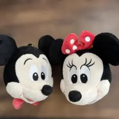 ミッキー&ミニー　キーホルダー 2点セット　しまむら