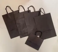 ルイヴィトン LOUIS VUITTON ショップ袋 ショッパー 5枚セット