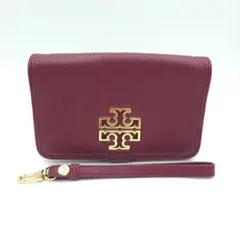 未使用級 トリーバーチ ロゴ スマホケース カードケース 小物ポーチ レディース