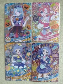 ひみつのアイプリ　リング4、5弾と5弾ミラクルカード　4枚セット