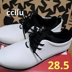 ccilu スニーカー 28.5cm ホワイト/ブラック