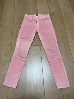 GAP デニム　スキニー　サーモンピンク　長ズボン