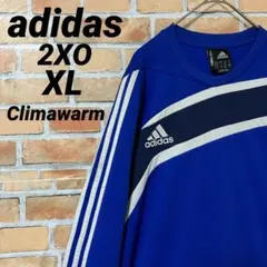 adidas スウェット トレーナー 希少デザイン 刺繍 ライン