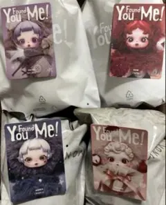 スカルパンダ You Found Me! ぬいぐるみ 4体セット