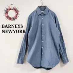 イタリア製✨バーニーズニューヨーク◇ネルシャツ チェック ビジネスワイシャツ M