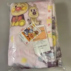 【タグ付き】アンパンマン お昼寝毛布 ピンク 約85×115cm