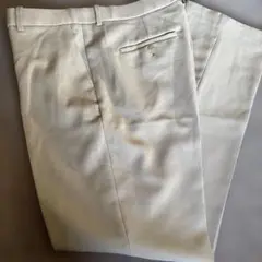 オフホワイトレディースユニクロパンツLサイズ