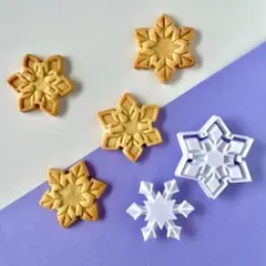 雪の結晶☆クリスマス　【クッキー型】