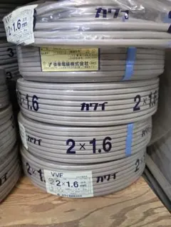 在庫3巻 VVF1.6-2c 100m 26年製 - メルカリ