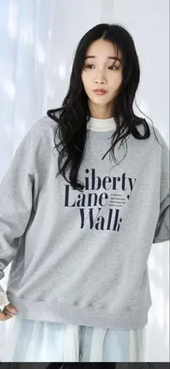 Coen 裏毛ロゴスウェット　グレー　サイズL